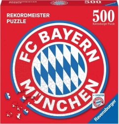 Rundes Puzzle FC BAYERN – Logo, 500 Teile