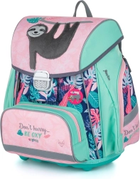 School backpack with sloth pattern OXY