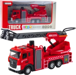 Fire truck with extendable ladder and water sprayer with lights and sounds