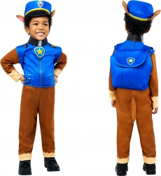 Kinderkostuum CHASE van PAW PATROL voor carnaval 93–99 cm (2–3 jaar)