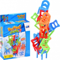 Balans tafelspel vallende stoeltjes – 24 stuks