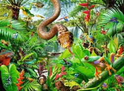 Puzzle Ravensburger Reptile Resort 300 pièces