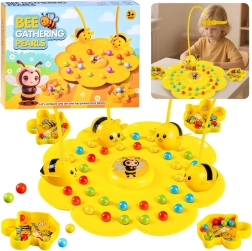 Magnetic family game Bees – catch the marbles