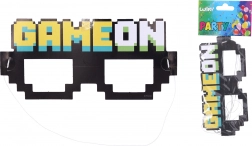 Feestmaskers 17 × 7,6 cm – set van 6 stuks