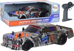 Voiture de sport RC 1:18 grise