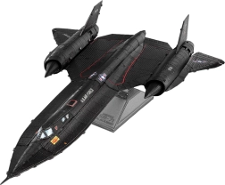 Metal Earth 3D-puzzel vliegtuig LOCKHEED SR‑71 BLACKBIRD