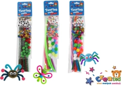 Creatieve set voor kinderen – 5 soorten in zak 8 × 38 cm
