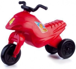 Loopfiets SUPER BIKE rood, 3 wielen, hoogte 44 cm