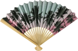 Decoratieve waaier met palmen