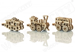 3D puzzel Transportmiddelen - Wooden City mini set