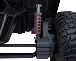 Kinder elektrische auto utv x3 off-road blauw 24v