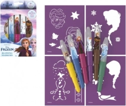 Blaasstiften met sjablonen Frozen