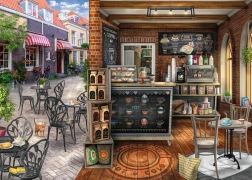 Puzzel 2D 1000 stukjes – schattig café Ravensburger