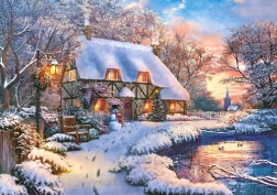 Puzzle 500 Pieces Winter Cottage