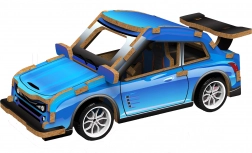 3D-puzzel Raceauto hout