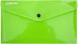 Groen mapje met drukknop