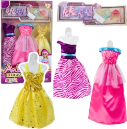 Set jurkjes en accessoires voor Anlili-poppen – 8 stuks
