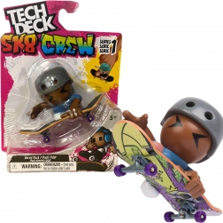 Tech Deck SK8 Crew S1 set vingerboard deck met figuur
