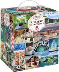Puzzel Puzzlove Poolse kuuroordsteden 500 stukjes