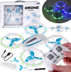 LED mini-drone met propellerbescherming en acrobatiek op afstandsbediening