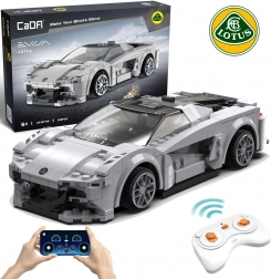 Kit de construction CaDA RC voiture de sport LOTUS Evija, gris, 308 pièces, Double Mode
