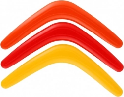 Kunststof boemerang 28 cm – 3 kleuren