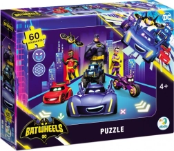 Puzzle DODO Batwheels: Night Ride 60 Pieces