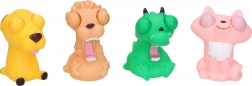Squeezable Animals with Rolling Eyes 8 cm