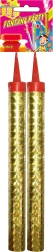 Partyfontein goud 15 cm, 50 s, 2 stuks