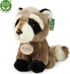 Rappa Plush Raccoon Sitting 18 cm Eco-Friendly