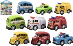 Set of mini cars 5 cm plastic, 10 pcs in blister