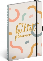 Wekelijkse ongedateerde planner My Bullet Planner 13 × 21 cm