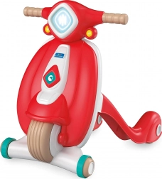 Loopwagen en loopfiets CLEMENTONI Baby Scooter Vespa – rood
