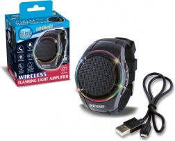 Slim horloge met luidspreker en lichteffecten