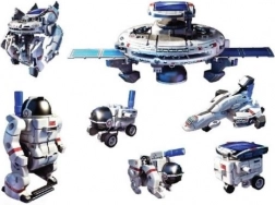 Kit solaire 7-en-1 pour enfants 10+ Modèles spatiaux + Panneau solaire + Micro-batterie