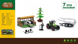 Farm set with interactive tractor