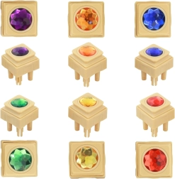 Masterkidz acrylic colored diamond blocks for STEM board, 72 pieces