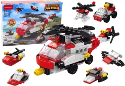 Bouwset helikopter 6-in-1 – creatieve DIY-set, 117 onderdelen