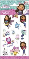Tatouages temporaires GABBY’S DOLLHOUSE 10 × 20 cm