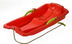 Luge en plastique avec freins Baby Mix Karol rouge