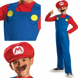 Super Mario kostuum voor jongens 137–149 cm (10–12 jaar)