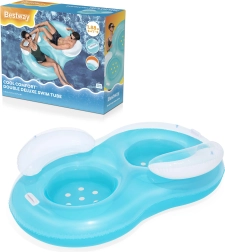 Bestway Cool Comfort inflatable ring for two people 188 × 117 cm