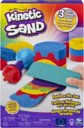 Kinetic Sand – Set mit Regenbogen-Werkzeugen