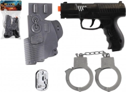 Militaire set van plastic pistolen met vliegwiel en accessoires