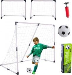 Voetbaldoel 2-in-1 voor kinderen 143x110x70 cm