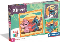 Puzzle Clementoni Stitch : extraterrestre amical 3×48 pièces