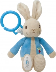 Opwindbaar pluche konijntje PETER RABBIT met ophangring