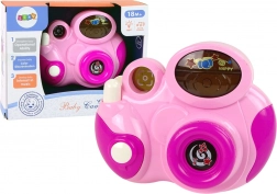 Interactive Kids' Camera with Lights, Sounds and Melodies – Pink