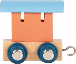 Oranje houten wagon Small Foot Polar Train