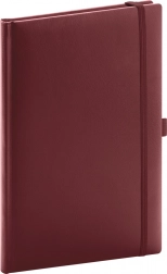 Gelijnd notitieboek NOTIQUE balacron bordeaux 15 × 21 cm